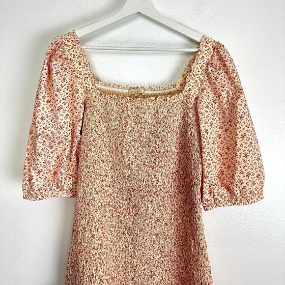 BYTIMO Smocked Poplin Dress in Iris Size X-Large - Picture 6 of 10
